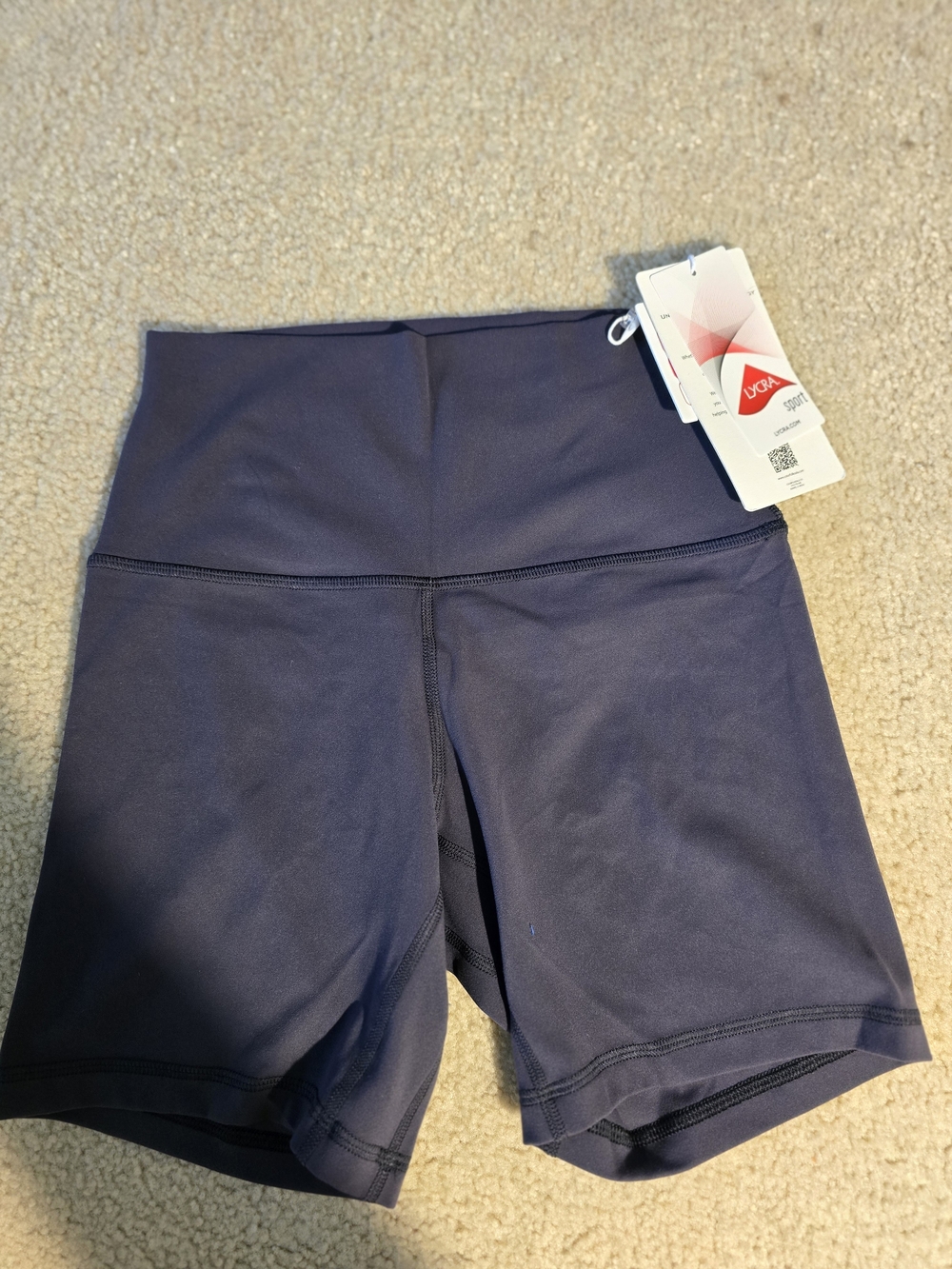 UGA Sport High-Rise Navy Performance Athletic Shorts